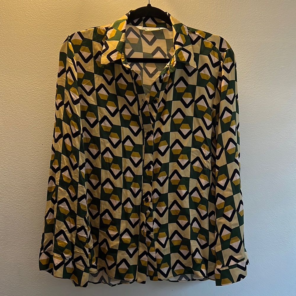 Zara blouse and pant set.